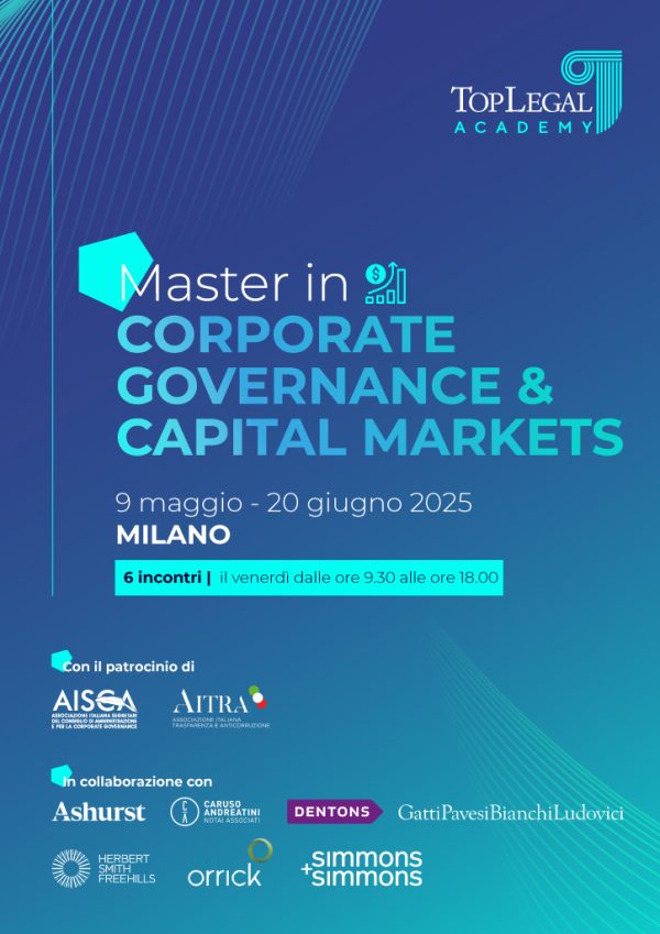 Master in Corporate Governance & Capital Markets